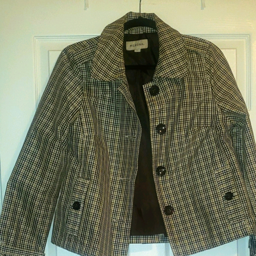 Plaid Swing Jacket